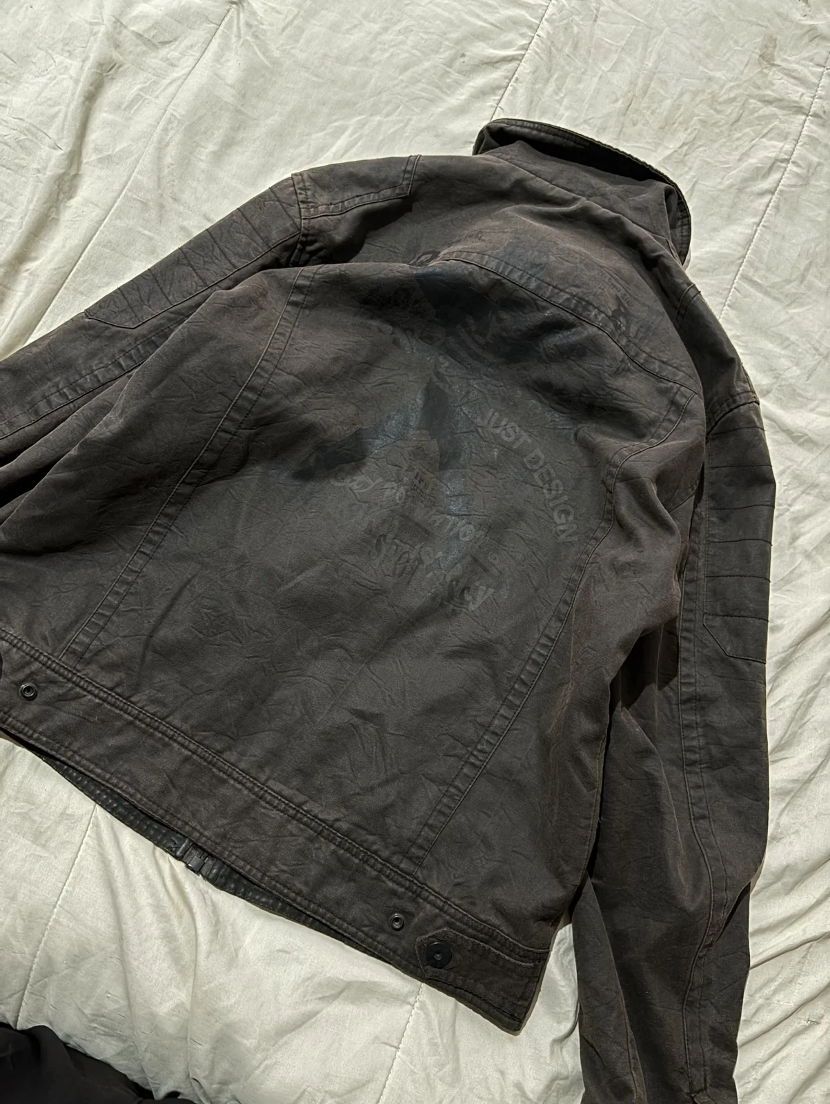 Casaca utility biker wax