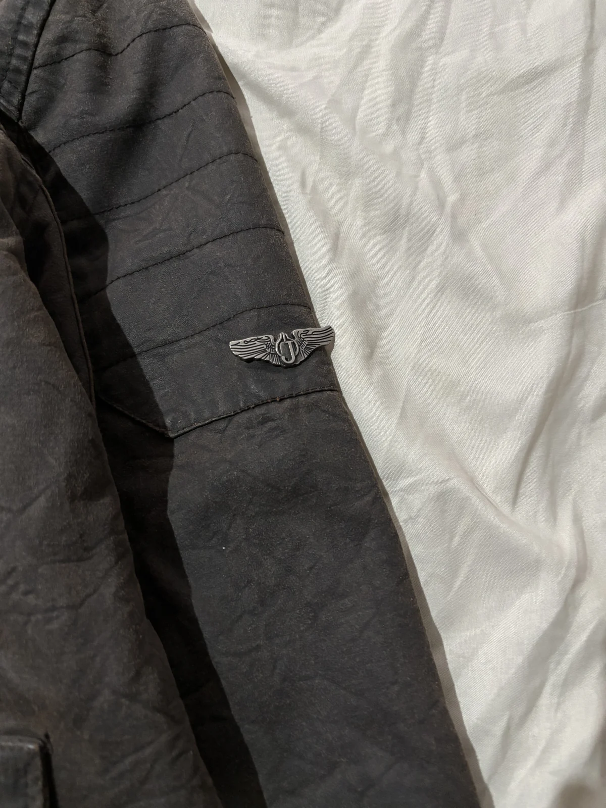 Casaca utility biker wax